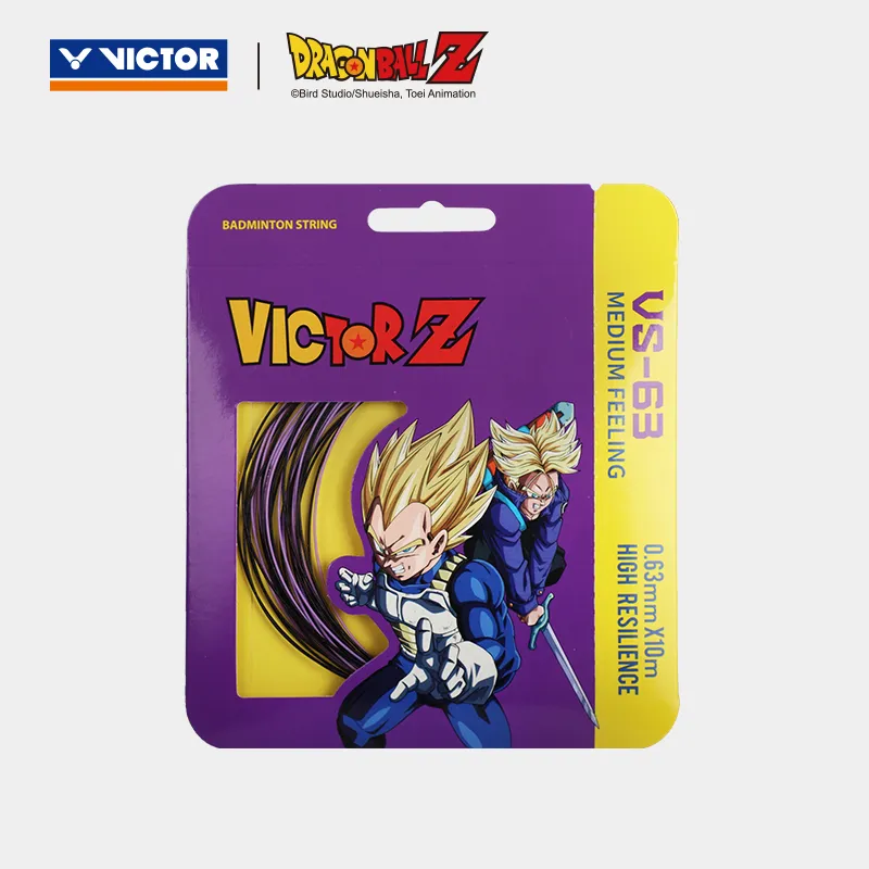 VICTOR Badminton Racket Strings Gothic/Free Purple Nylon Unisex 0.63mm X 10m-1