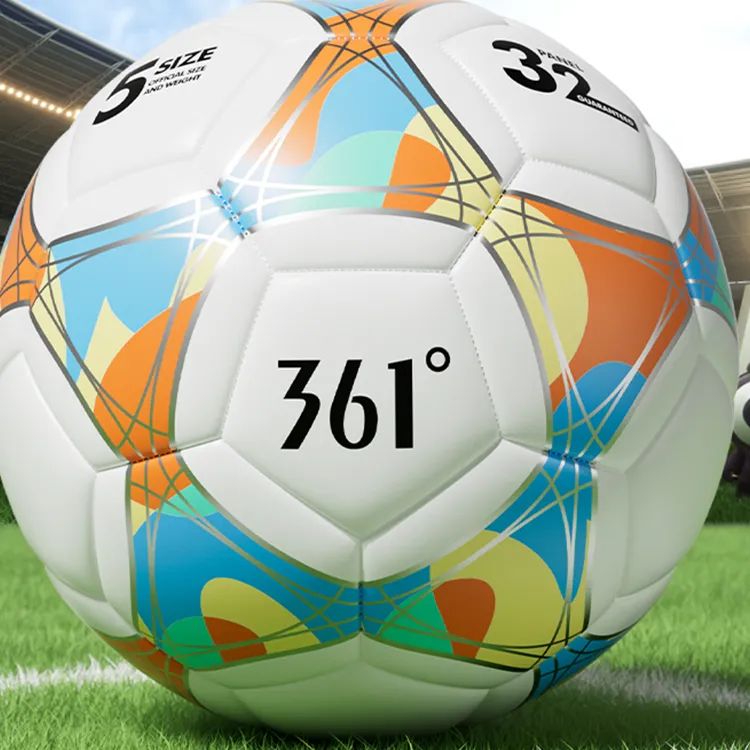 361° Size 45 Soccer PVC Unisex Black-3
