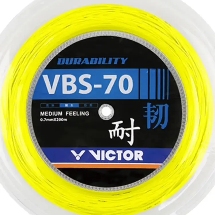VICTOR Badminton Racket Strings Neon Yellow 200m-3