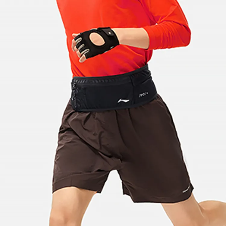 LiNing Big Kids Running Series Polyester Running Waist Bag Regular Unisex Black-4