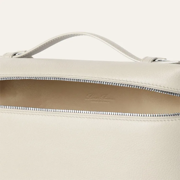 Loro Piana Leather Backpack Women's White-5