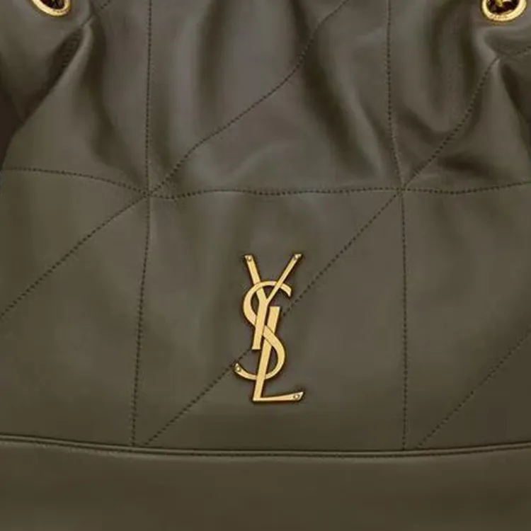 SAINT LAURENT Jamie Sheepskin Tote Bag, Shopping Bag, Shoulder Bag Women's Light Musk-4