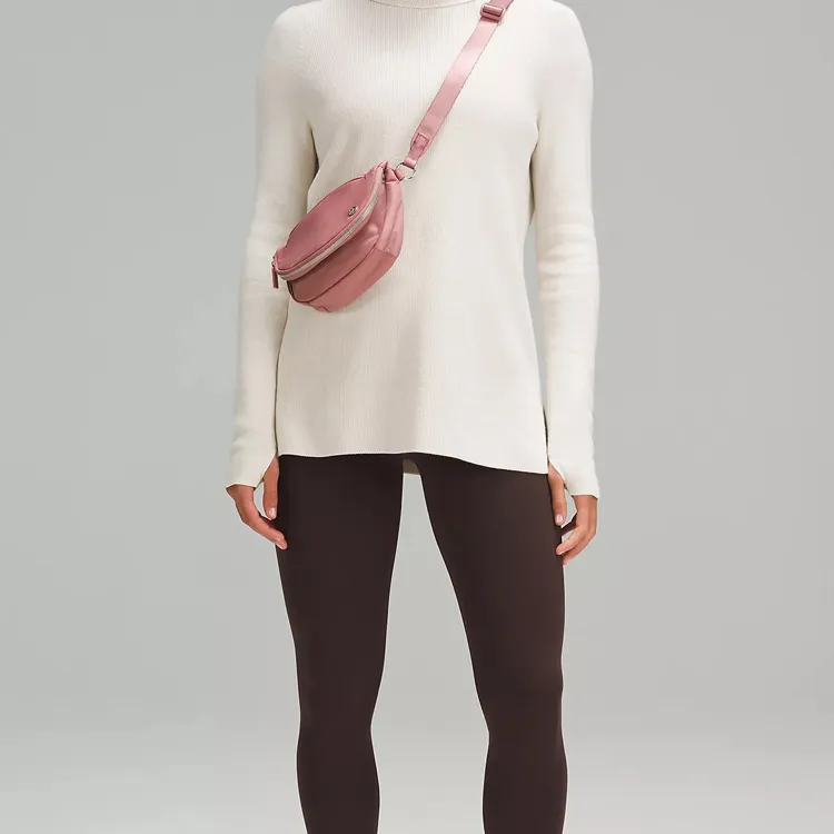 Lululemon Nylon Shoulder Bag, Crossbody Bag Micro Women's Five Spice Firewood-3