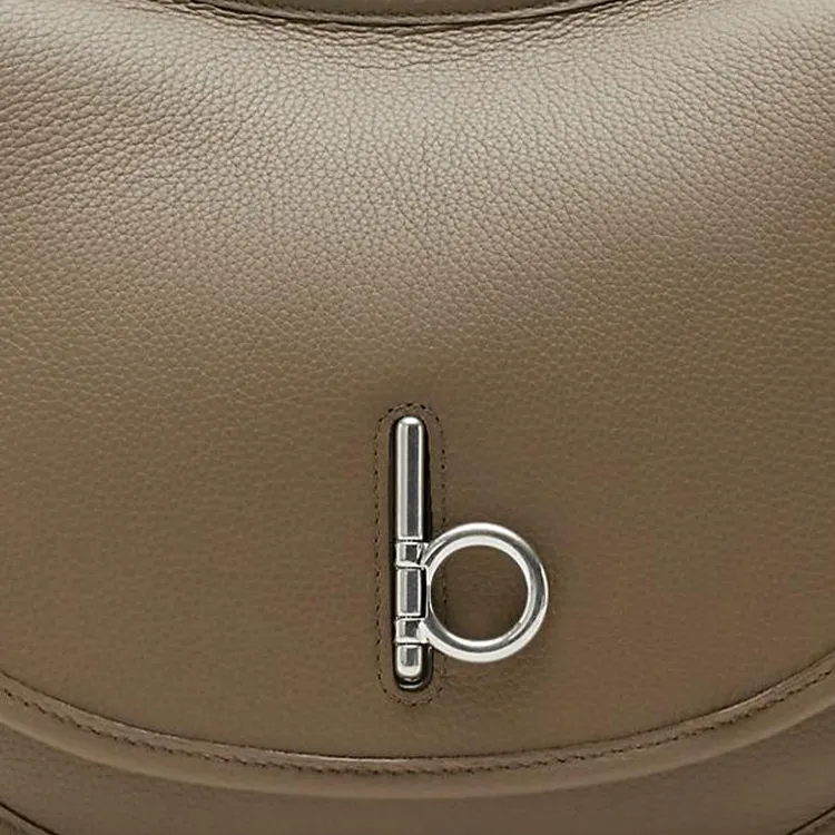 Burberry Rocking Horse Calfskin Crossbody Bag Shoulder Bag Small Size Men's Marsh Color-3