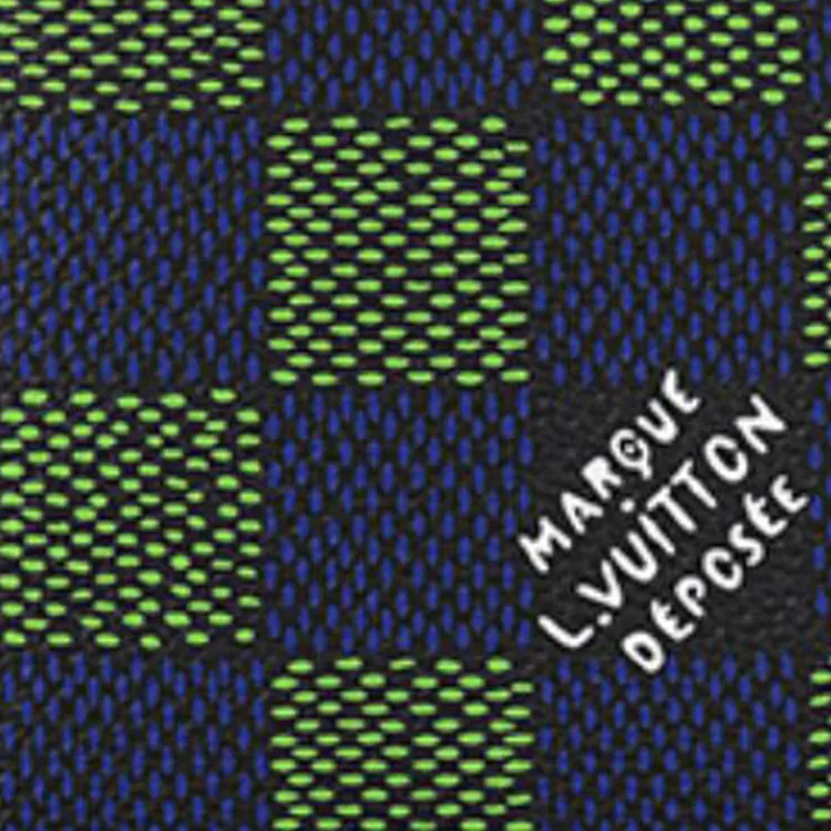 LOUIS VUITTON Multiple Wallet Damier Heritage Blue Green-4