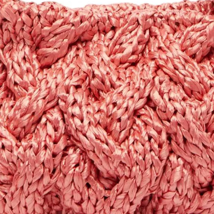 JW Anderson Raffia Handbag Small Size Women's Pink-4