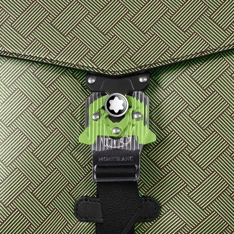 MONTBLANC Stylish 3.0 Cow Leather Backpack Regular Unisex Lime Green-5