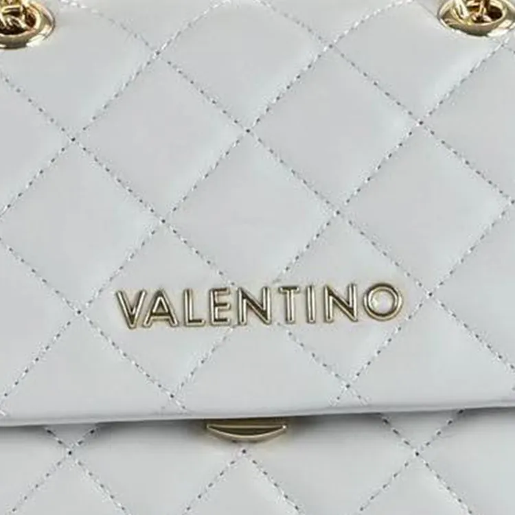 Valentino Ocarina Logo Lettering Shoulder Bag-4
