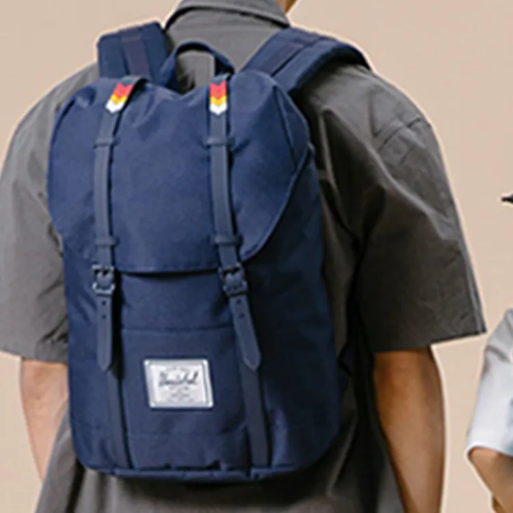 Herschel Polyester Backpack Tubas Unisex Dark Blue-4