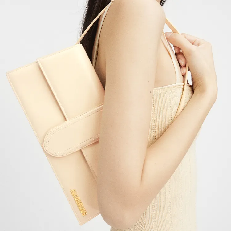 Jacquemus Le Bambino Cow Leather Handbag Shoulder Bag Women's Ivory-5