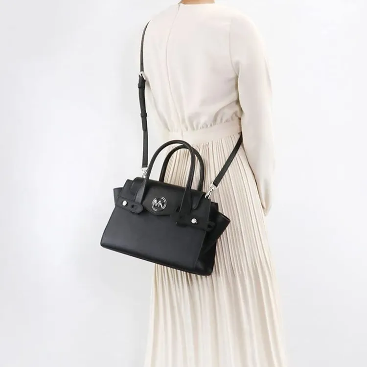 MICHAEL KORS Leather Shoulder Bag, Crossbody Bag, Handbag Women's Black-4