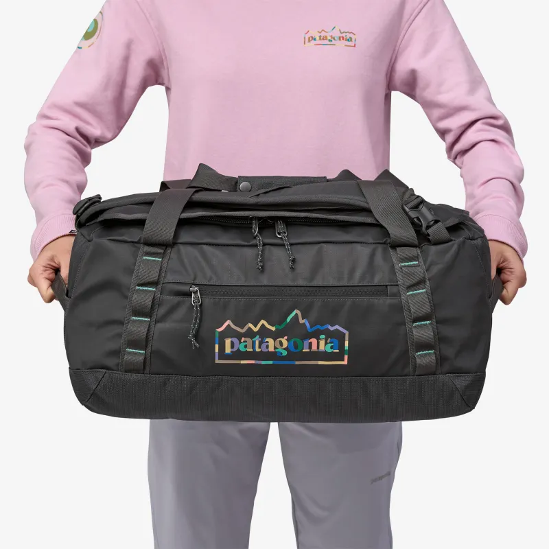 Patagonia Polyester Travel Bag Regular Unisex Matte Ink Black-4