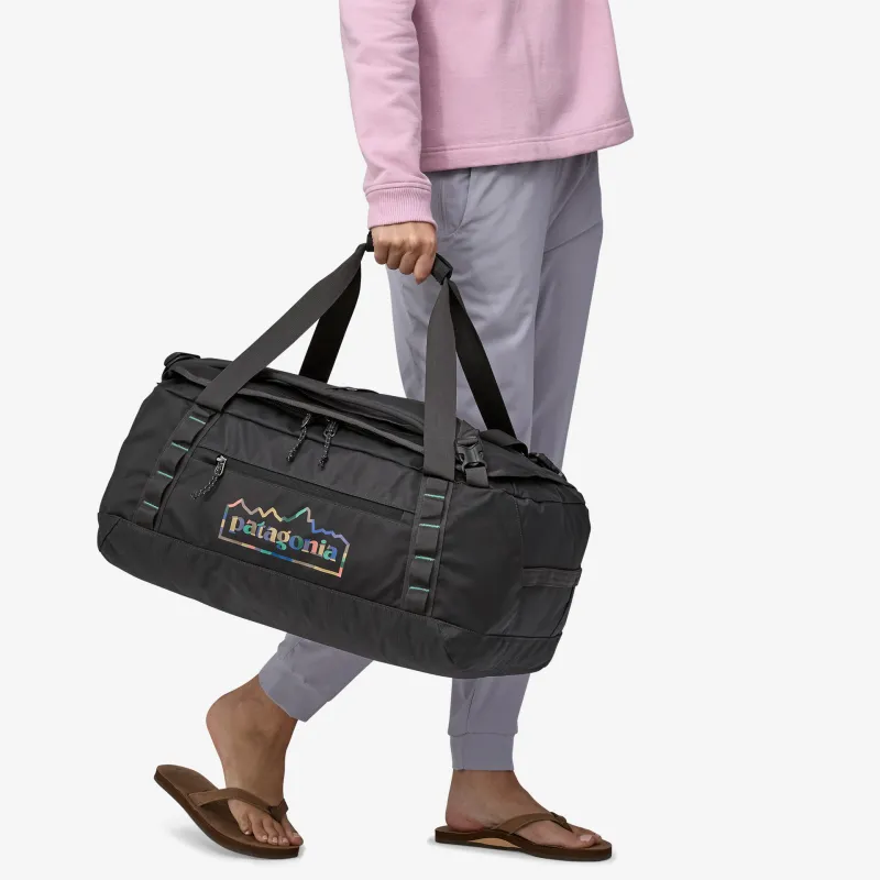 Patagonia Polyester Travel Bag Regular Unisex Matte Ink Black-3