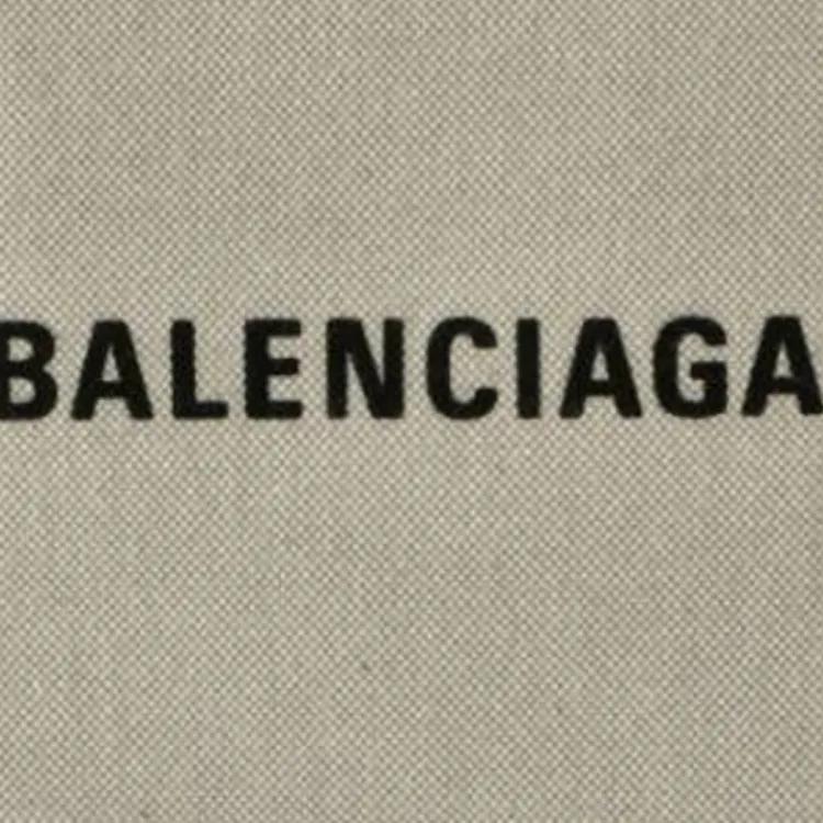 Balenciaga Calfskin Tote Bag Shopping Bag One Shoulder Crossbody Canvas Bag Handbag Extra Small Women's Natural & Gray-5