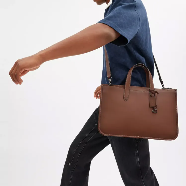 COACH Glove Tanned Leather Crossbody One Shoulder Handbag Tubas Men's Sequoia-4