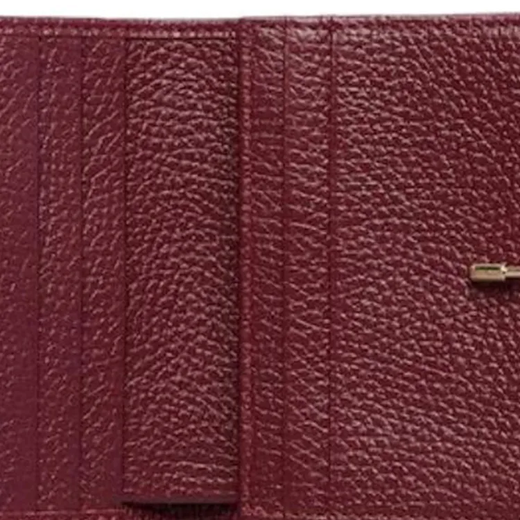 GUCCI Jackie 1961 Leather Wallet Women's Red-6