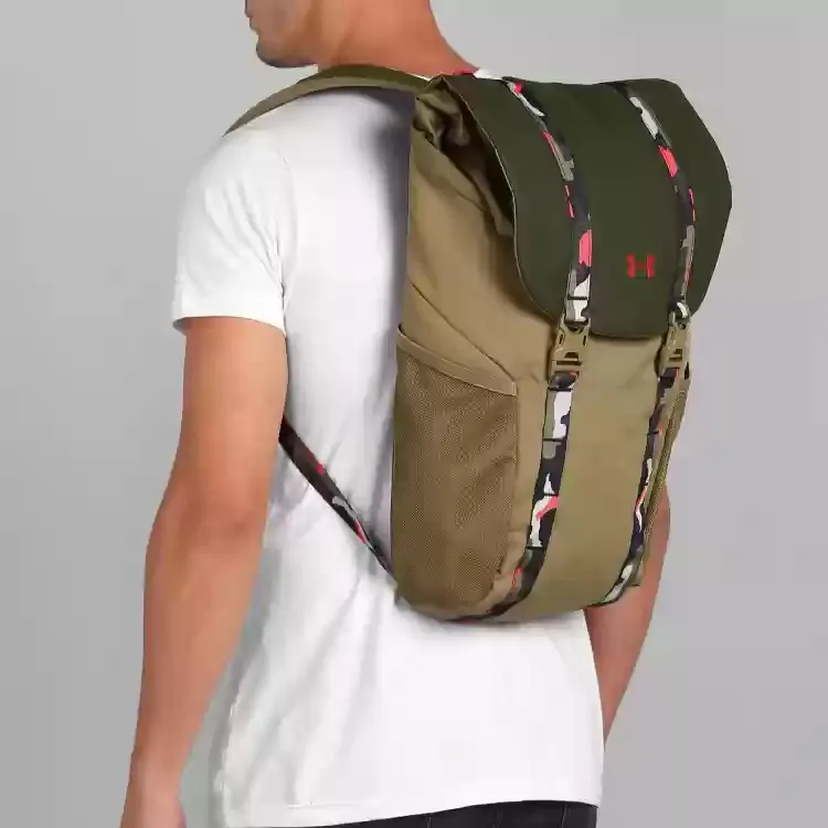 Under Armour Polyamide Backpack Regular Unisex Army Green-4
