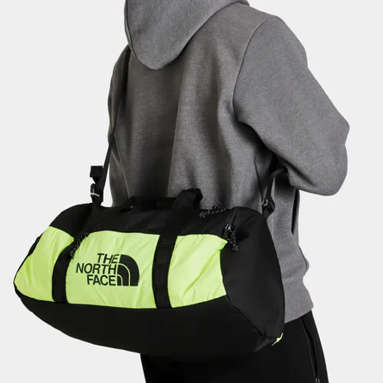 THE NORTH FACE Polyester Travel Bag Regular Unisex Black Yellow-2