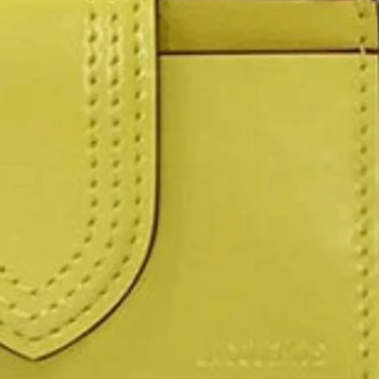 Jacquemus Leather Card Holder Women's Yellow-2