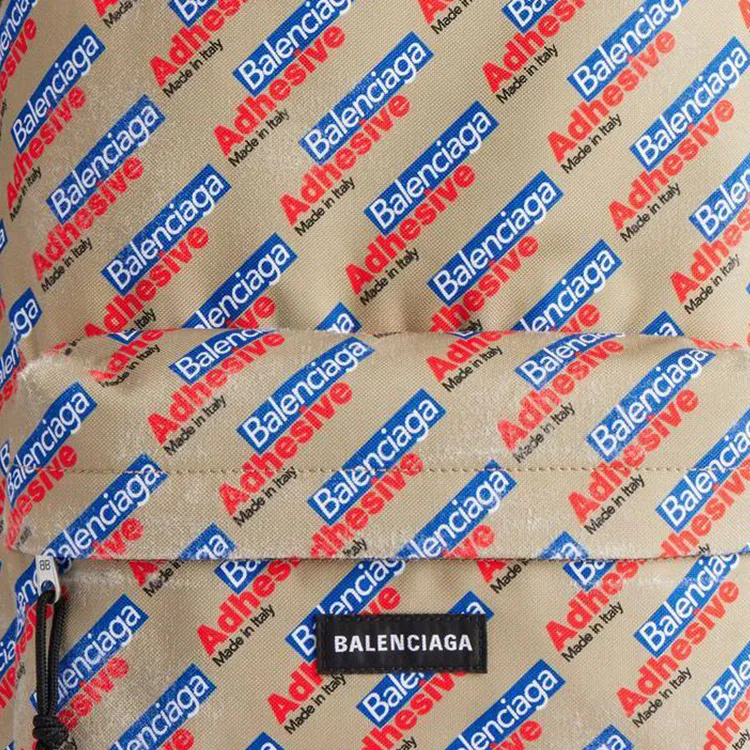 Balenciaga Logo Printed Zipped Backpack-4