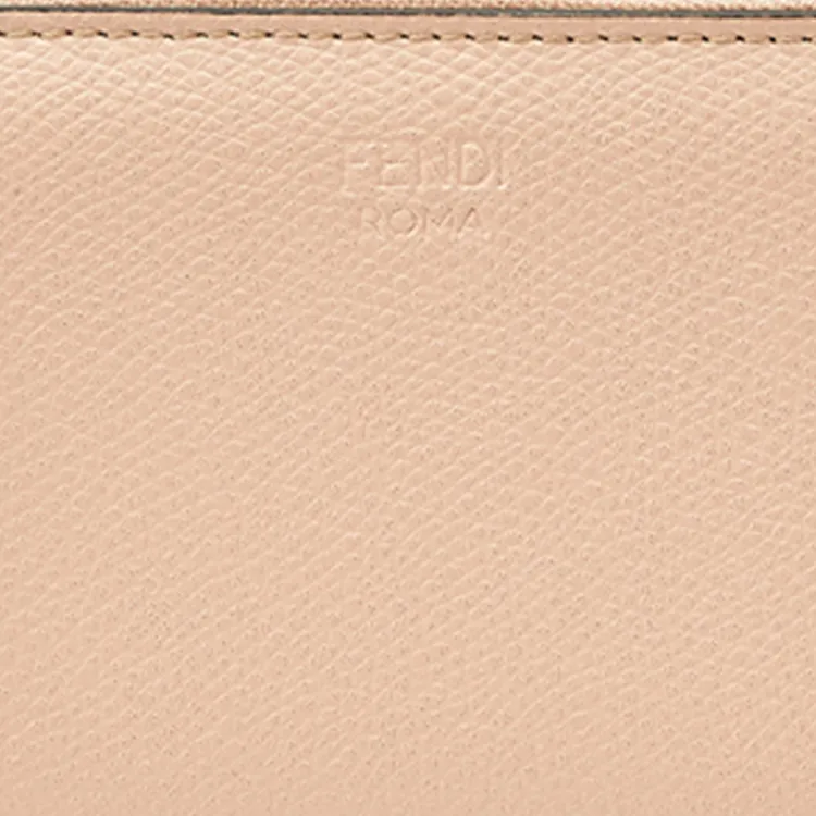 FENDI Multicolor Leather Wallet Women's Gray/Apricot Pink/Multicolor-4