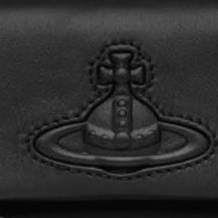 Vivienne Westwood Leather One Shoulder Crossbody Card Holder Regular Men's Black-4