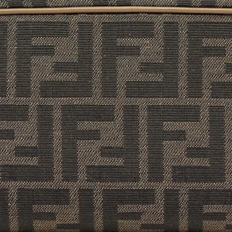 FENDI Polyester Makeup Bag Regular Unisex Brown-3
