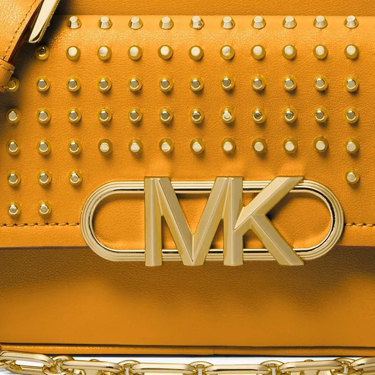 MICHAEL KORS PARKER Cow Leather Camera Bag Shoulder Bag Crossbody Bag Medium Size Women's Saffron-3