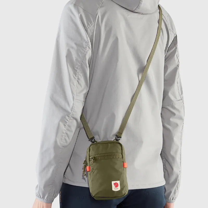 Fjallraven Kanken Polyamide Cell Phone Pouch, Sling Bag, Fanny Pack, Crossbody Bag, Shoulder Bag Regular Unisex Green-3