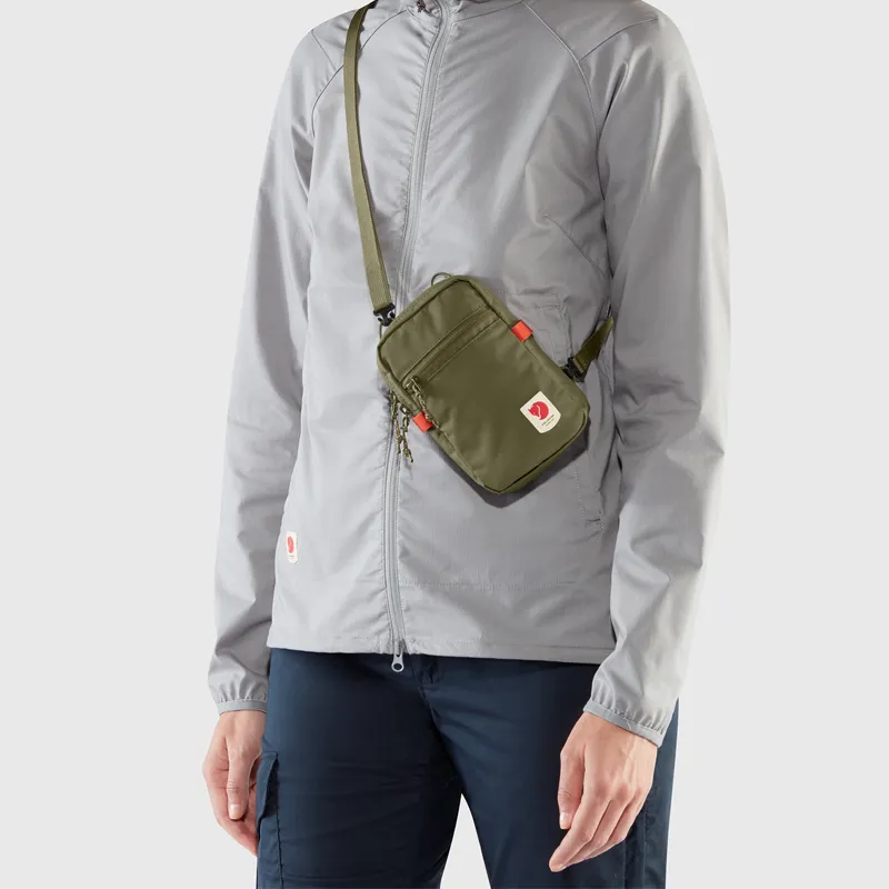 Fjallraven Kanken Polyamide Cell Phone Pouch, Sling Bag, Fanny Pack, Crossbody Bag, Shoulder Bag Regular Unisex Green-4