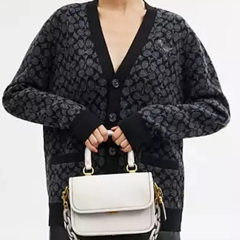 COACH Rogue Glove Tanning Portable Crossbody Bag, Shoulder Bag Women's White-8