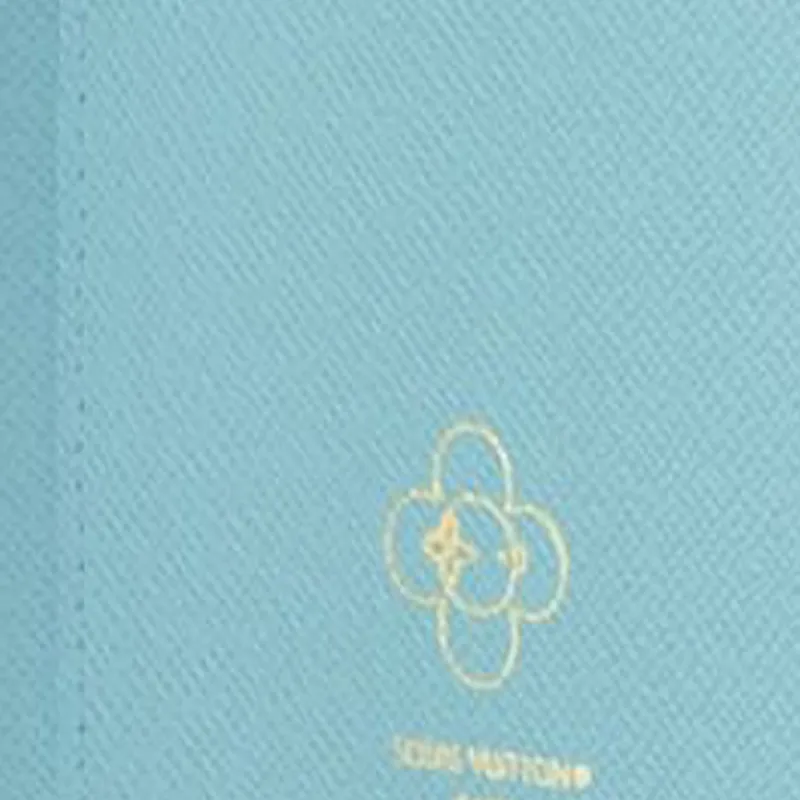 LOUIS VUITTON Passport Cover Monogram/Azur Frost-3