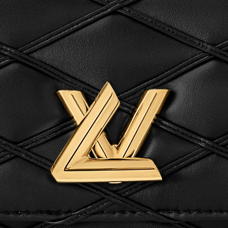 LOUIS VUITTON Sheepskin Shoulder Bag Crossbody Bag Handbag Women's Black-4