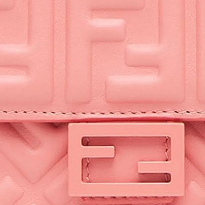FENDI Lambskin Wallet Women's Pink-4