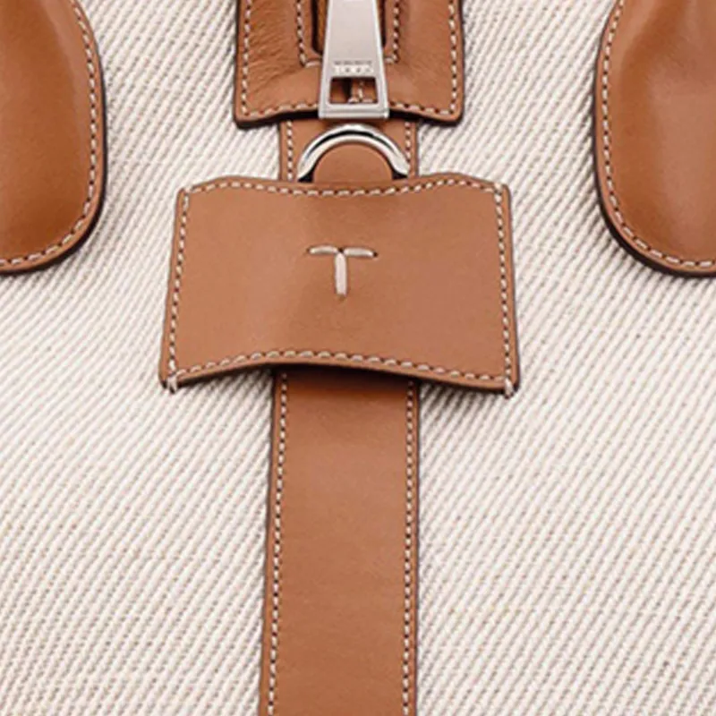 TOD'S Logo Patch Shoulder Bag-3