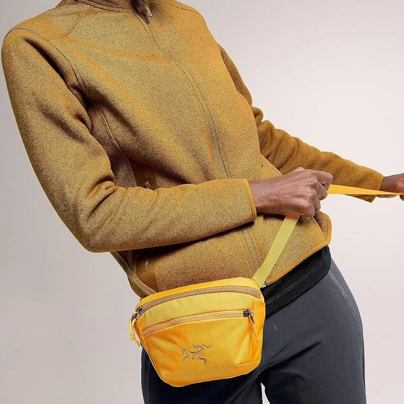 Arcteryx Mantis Recycled Polyester Sling Bag, One Shoulder, Crossbody, Fanny Pack Regular Unisex Yellow-4