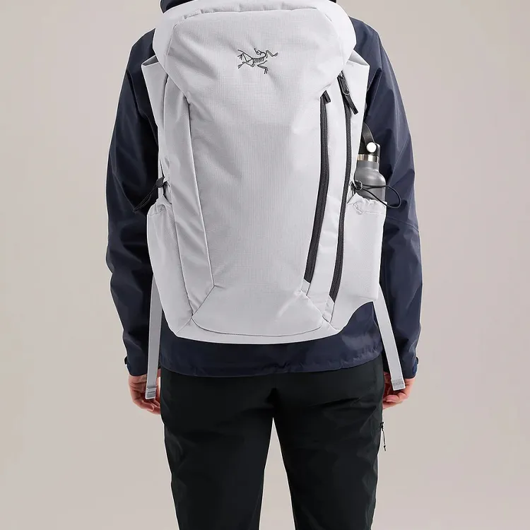 Arcteryx Recycled Polyester Outdoor Hiking Bag Backpack Men's Graphite-7