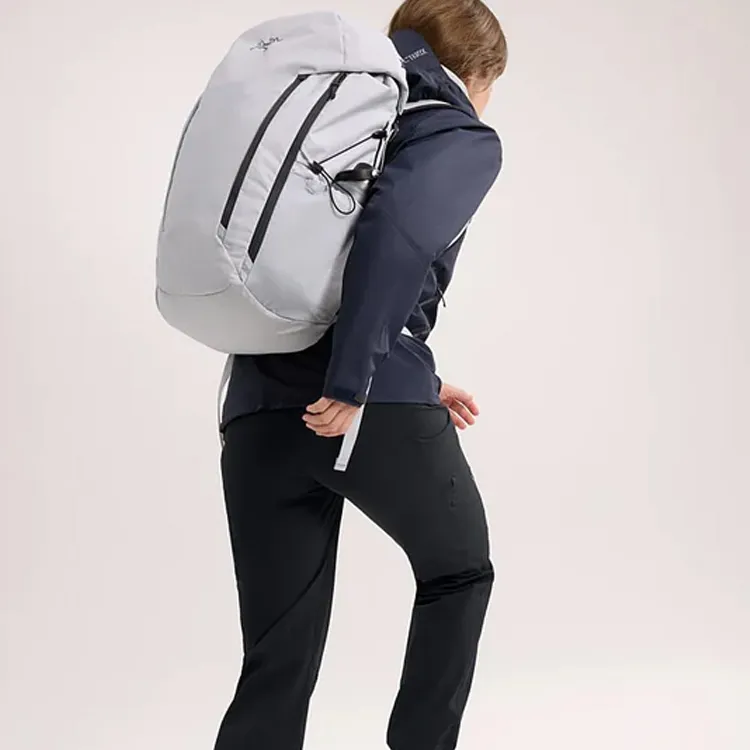 Arcteryx Recycled Polyester Outdoor Hiking Bag Backpack Men's Graphite-3