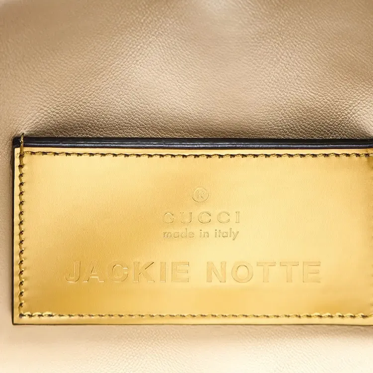 GUCCI Leather Crossbody Bag, Shoulder Bag Women's Gold-7
