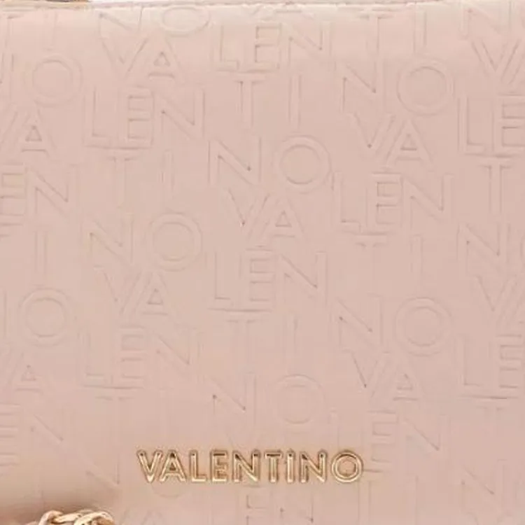 Valentino Polyurethane Crossbody Bag, Shoulder Bag Women's Beige-4
