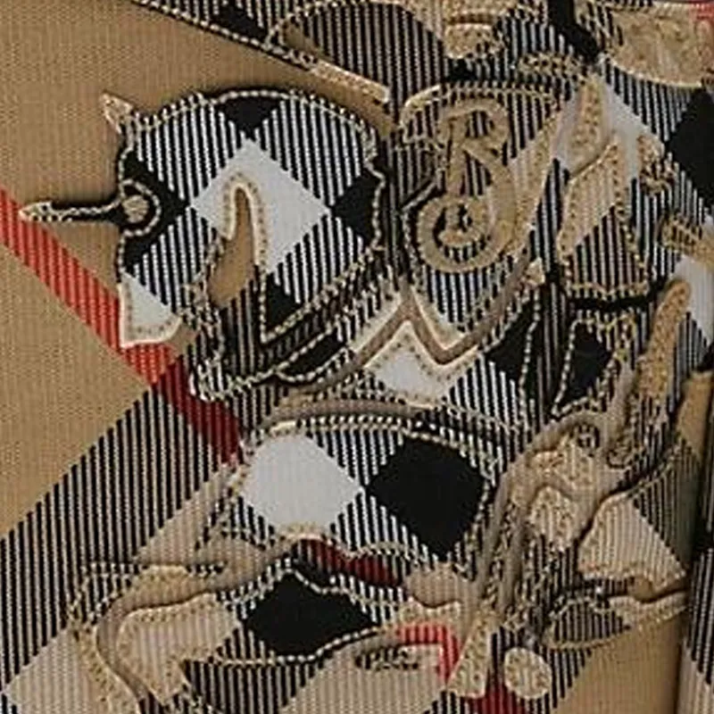 Burberry Polyester One Shoulder Crossbody Cell Phone Pouch Men's Sand-3