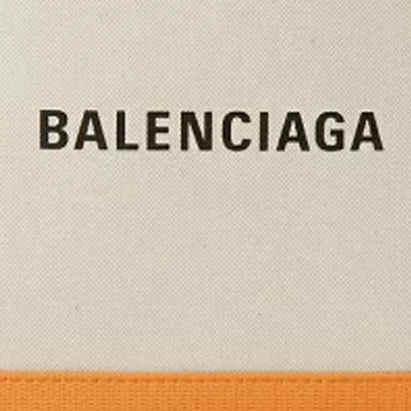Balenciaga Canvas Shoulder Bag Crossbody Bag Handbag Mini Women's Natural Multicolor Orange-3