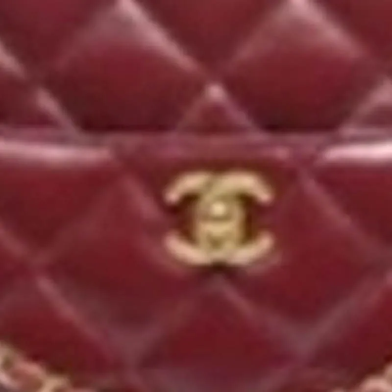 CHANEL Leather Camera Bag, Shoulder Bag, Crossbody Bag Women's Burgundy-1