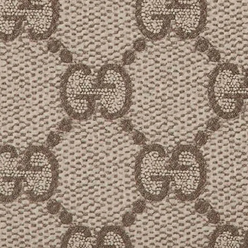 GUCCI GG Emblem Monogram Coated Canvas Wallet Women's Beige & Brown-4