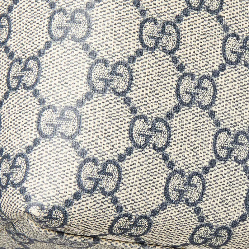 GUCCI GG Supreme Canvas Backpack Kids' Beige & Blue-6