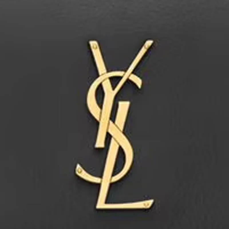 SAINT LAURENT Niki Leather Shoulder Bag Women's Black-5