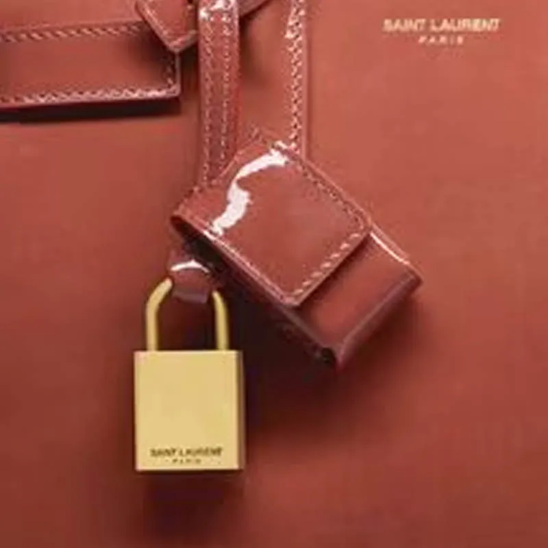 SAINT LAURENT SAC DE JOUR Calfskin One Shoulder Handbags Nano Women's Rose-5