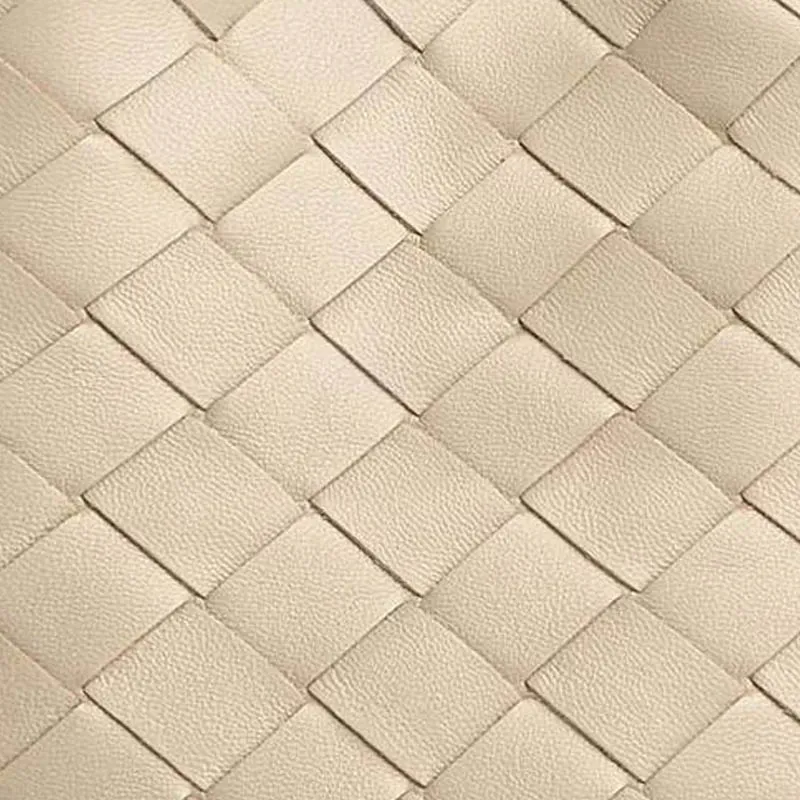 Bottega Veneta Intrecciato Calfskin Shoulder Bag Women's Natural Color-4