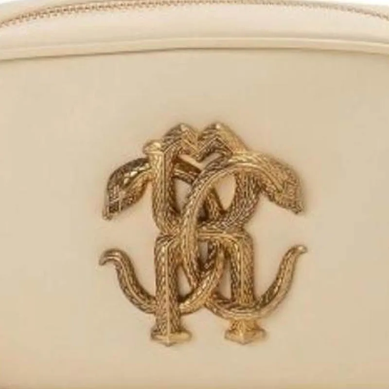 Roberto Cavalli Calfskin Shoulder Bag Women's Light Brown-4