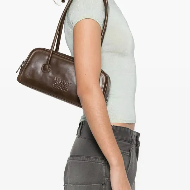 MARGESHERWOOD Calfskin Shoulder Bag Regular Women's Brown-4